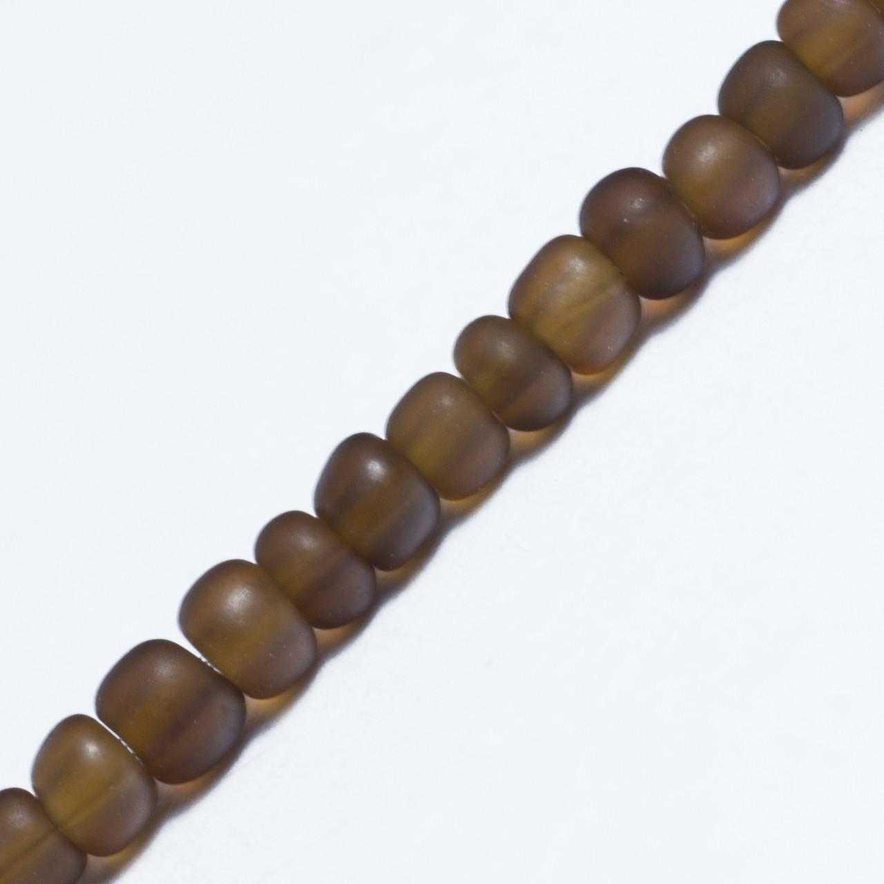 Бісер матовий, коричневий, діаметр — 2 мм (100 грамів) УТ0028089