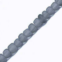 Бісер матовий 2 мм 100 грамів сірий