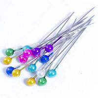 Булавка Портновська з Кульком 320 шт. Метал 37мм Кульк 4 мм (УТ0029243)