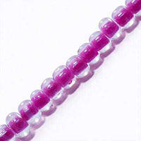 Бісер неоновий, пофарбований, малиновий, діаметр — 2 мм (100 грамів) УТ0003606