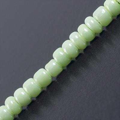 Бісер непрозорий, пофарбований, світло-зелений, діаметр — 2 мм (100 грамів) УТ0028060, фото 1