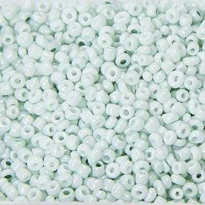 Бісер непрозорий, пофарбований, світло-зелений, діаметр — 2 мм (100 грамів) УТ0028062, фото 1