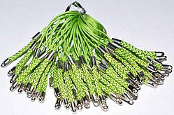 Основа для брелока 25 шт. довжина 74 мм колір салатовий