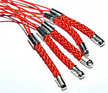 Основа для брелока 25 шт. довжина 74 мм колір червоний, фото 2