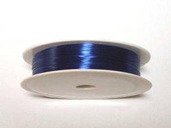 Дріт залізний 0,3 мм 12 м для рукоділля синій