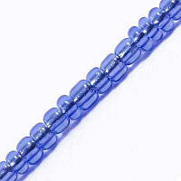 Бісер отвір сріблястий, синій, діаметр -1,9 мм (100 грамів) УТ0027985