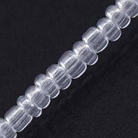 Бісер прозорий, білий, діаметр -1,9 мм (100 грамів) УТ0004116