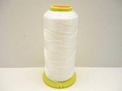 Нитка капронова для нанизування бус біла 0,9 мм/500 метрів
