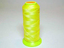 Нитка капронова для нанизування бус яскраво-жовта 0,9 мм/500 м