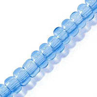 Бісер прозорий, синій, діаметр -1,9 мм (100 грамів) УТ0004057