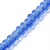 Бісер прозорий, синій, діаметр -1,9 мм (100 грамів) УТ0003794