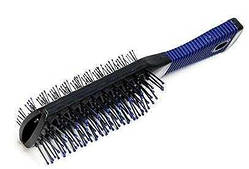 Гребінець двосторонній тунельний для укладання та сушіння волосся 200х30 мм