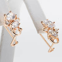 Сережки Воласта Xuping Позолота