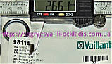 Набор прокладок 10 штук 19/ 3,15 мм ТО МОНО (ф.у, EU) котлів газових Vaillant, арт. 981151, к.з. 0952, фото 3