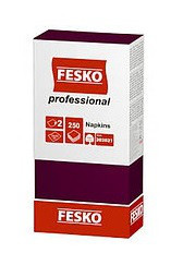 Серветки банкетні FESKO Professional 33х33 Бордо 1/4 складання 250 шт.