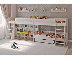 Дитяче ліжко горище для трьох ІНСТ 03