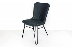 Плетений стілець із луму для кафе, ресторану, тераси