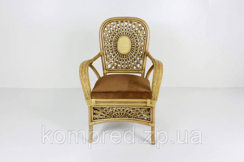 Обеденный комплект из ротанга стол и 4 кресла - фото 3 - id-p1331885187