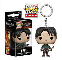 Фигурка - брелок Funko Pop Фанко Поп Attack on Titan Атака Титанов Леви Аккерман Levi Ackerman 4 см