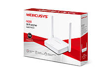 Роутер Mercusys MW301R 2-антени 2xLAN 1xWAN Білий, фото 6