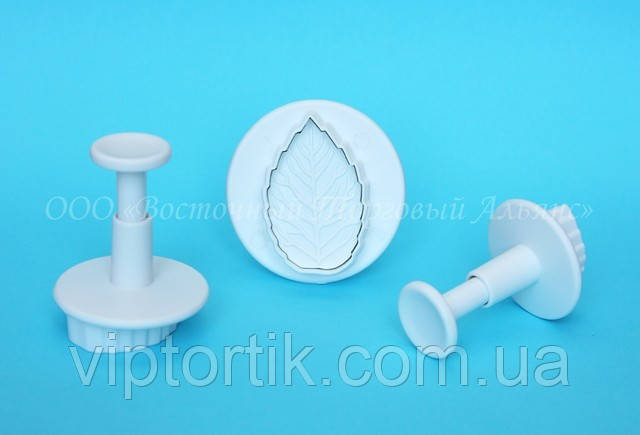 Плунжер з відбитком — Лист троянди малий, фото 1