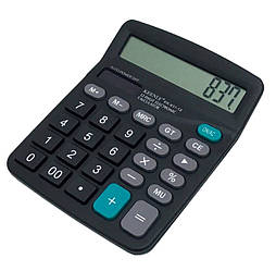 Калькулятор звичайний Keenly KK 837-12, настільний, чорний