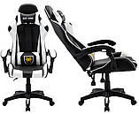 Спортивне крісло EXT ONE White Офисное кресло компьютерное Стул игровой Кресло спорт Поворотне крісло ігрове, фото 4