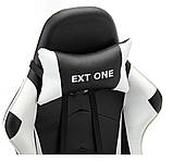 Спортивне крісло EXT ONE White Офисное кресло компьютерное Стул игровой Кресло спорт Поворотне крісло ігрове, фото 7