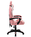 Геймерське ігрове крісло EXT ONE Pink Офисное кресло компьютерное Стул игровой Кресло крісло для геймерів, фото 3