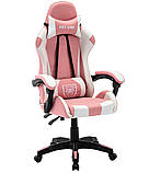 Геймерське ігрове крісло EXT ONE Pink Офисное кресло компьютерное Стул игровой Кресло крісло для геймерів, фото 2