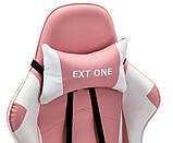Геймерське ігрове крісло EXT ONE Pink Офисное кресло компьютерное Стул игровой Кресло крісло для геймерів, фото 7
