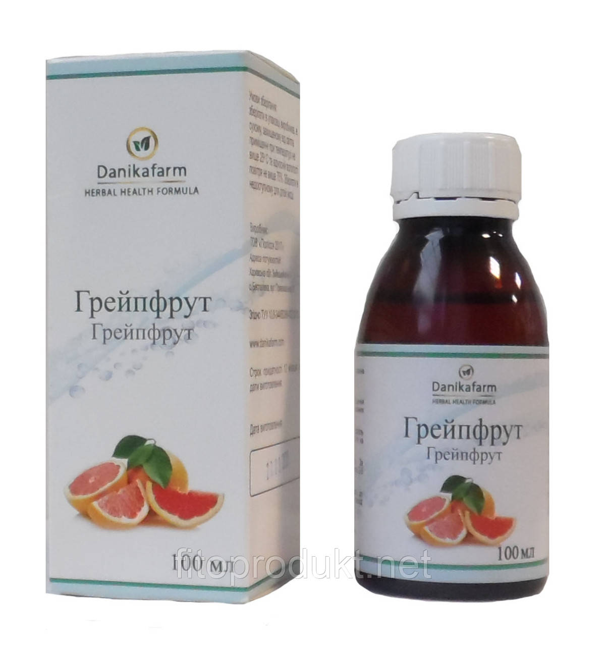 Грейпфрут БАЖ профілактика інфекцій ГРЗ і ГРВІ 100 мл Данікафарм, фото 1