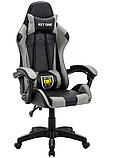 Компютерне крісло EXT ONE СІРЕ Офісне крісло Компютерне крісло спортивне Геймерское кресло компьютерное кресло, фото 2