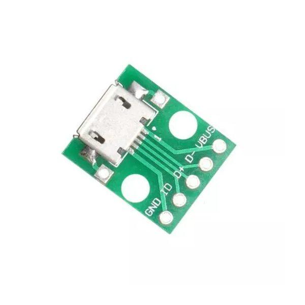 Плата перехідник mini usb гніздо на платі