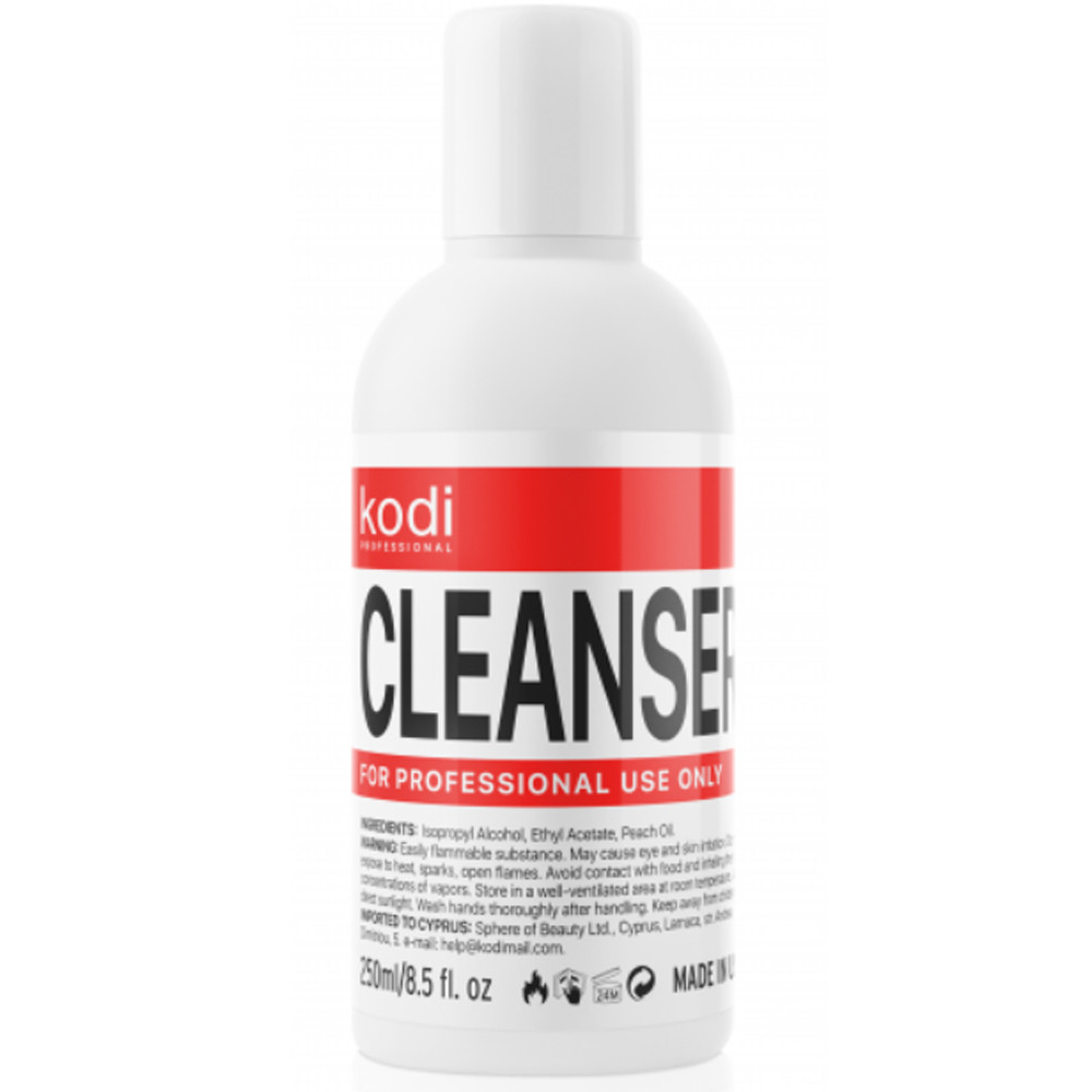 Жидкость для снятия липкого слоя Kodi Professional Cleanser, 250 мл - фото 1 - id-p397389574