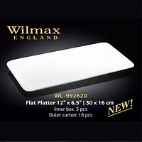 992620-WL Блюдо Wilmax плоске прямокутне 30*16 см