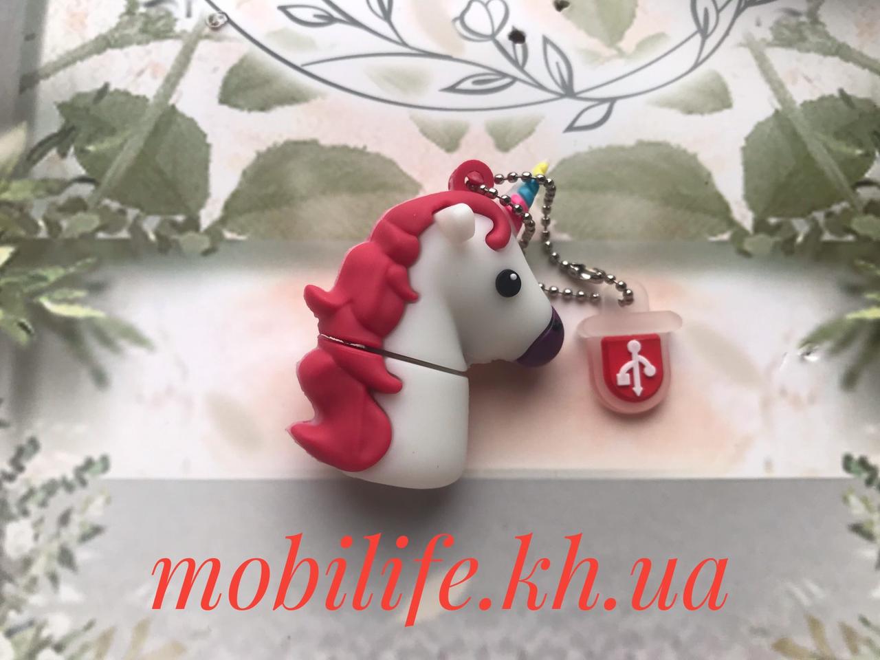 Красива Usb-флешка 64GB Єдиноріг/Подарункова Usb флешка/