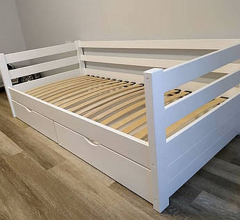 Ліжко дерев'яне Бад1