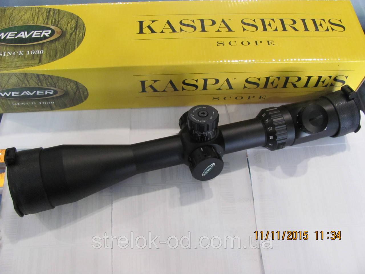 Приціл оптичний Weaver Kaspa Tactical 4-16x50SF Ballistic