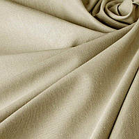Однотонная декоративная ткань для штор, подушек, скатертей, светлый беж Турция