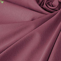 Однотонная декоративная ткань для штор, подушек, скатертей запыленного розового цвета Турция 81133