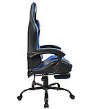 Компютерне крісло Офісне крісло Ігрове крісло Спортивне крісло Extreme ROCKET синє Стул Кресло геймерское НОВЕ, фото 8