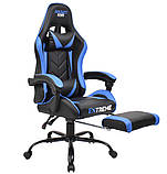Компютерне крісло Офісне крісло Ігрове крісло Спортивне крісло Extreme ROCKET синє Стул Кресло геймерское НОВЕ, фото 3