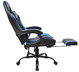 Компютерне крісло Офісне крісло Ігрове крісло Спортивне крісло Extreme ROCKET синє Стул Кресло геймерское НОВЕ, фото 5