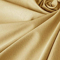 Однотонная декоративная ткань для штор, подушек, скатертей, мебельных чехлов цвета золота Турция 81003