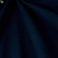 Однотонная декоративная ткань для штор, подушек, скатертей, чехлов, темно-синего цвета с тефлоном 82180