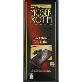 Moser Roth Чорний шоколад 70% какао 125g