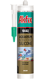 Акваріумний силіконовий герметик Akfix 100AQ прозорий 280 мл, фото 4