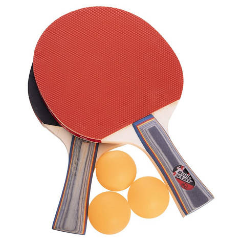 Набір для настільного тенісу 2 ракетки, 3 м'ячі Boli prince MT-9007, фото 2