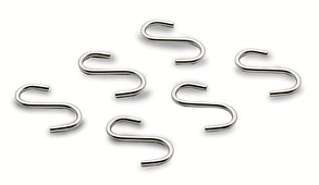 Набор из 6-ти гачков для вешала "Utensilios" из нержавеющей стали Lacor